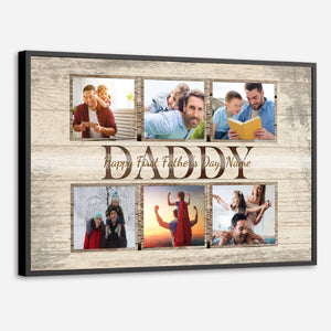 Happy First Father’s Day Poster – A Personalized Gift for New Dads - 89Prints