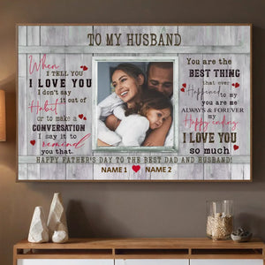 Celebrate Dad’s First Father’s Day – Personalized Poster with Custom Name - 89Prints