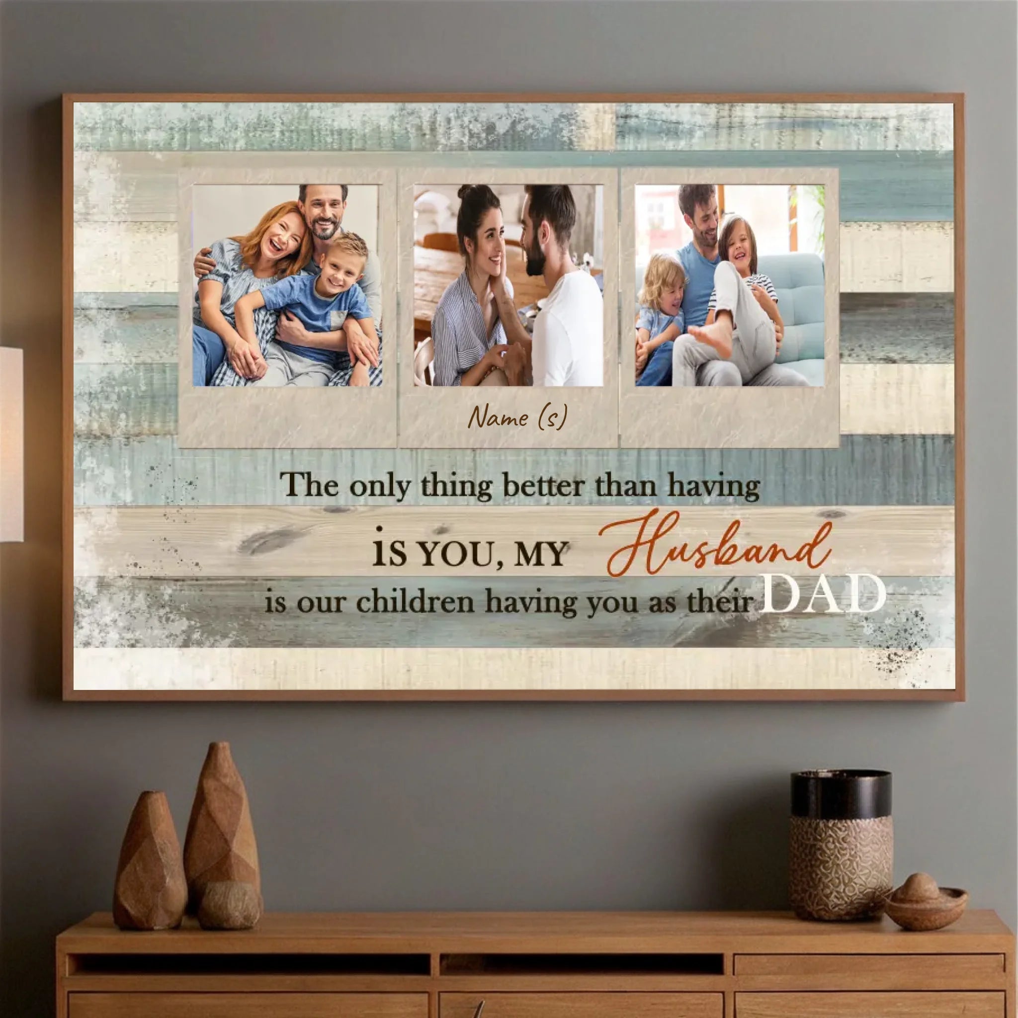 Dad and Family Poster – A Personalized Gift to Celebrate Love and Togetherness - 89Prints