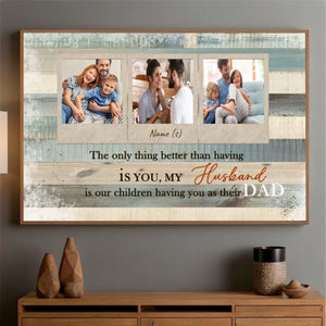 Dad and Family Poster – A Personalized Gift to Celebrate Love and Togetherness - 89Prints