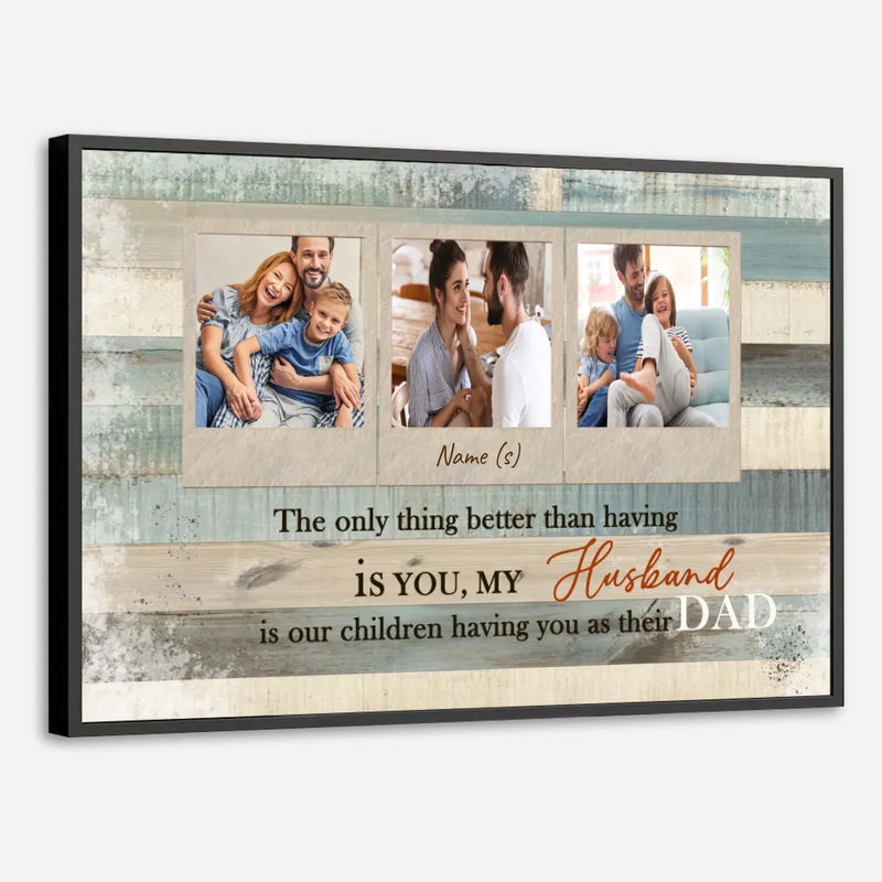 Dad and Family Poster – A Personalized Gift to Celebrate Love and Togetherness - 89Prints