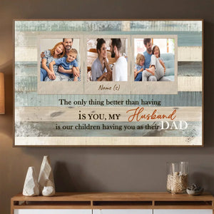 Dad and Family Poster – A Personalized Gift to Celebrate Love and Togetherness - 89Prints