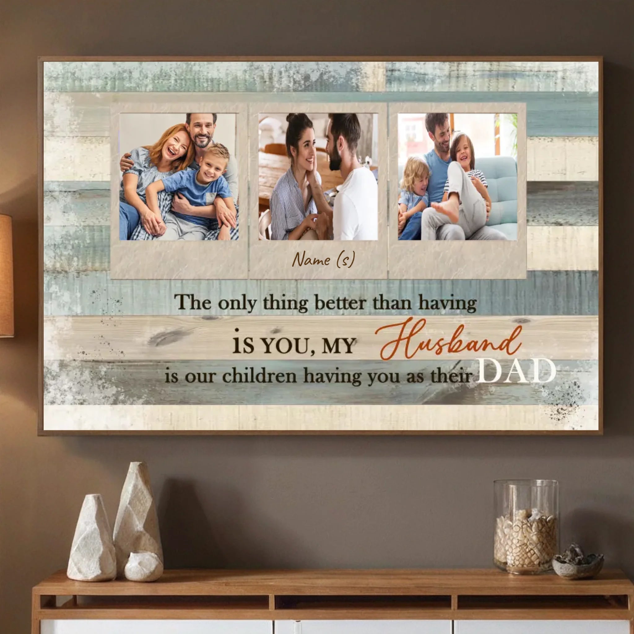 Dad and Family Poster – A Personalized Gift to Celebrate Love and Togetherness - 89Prints
