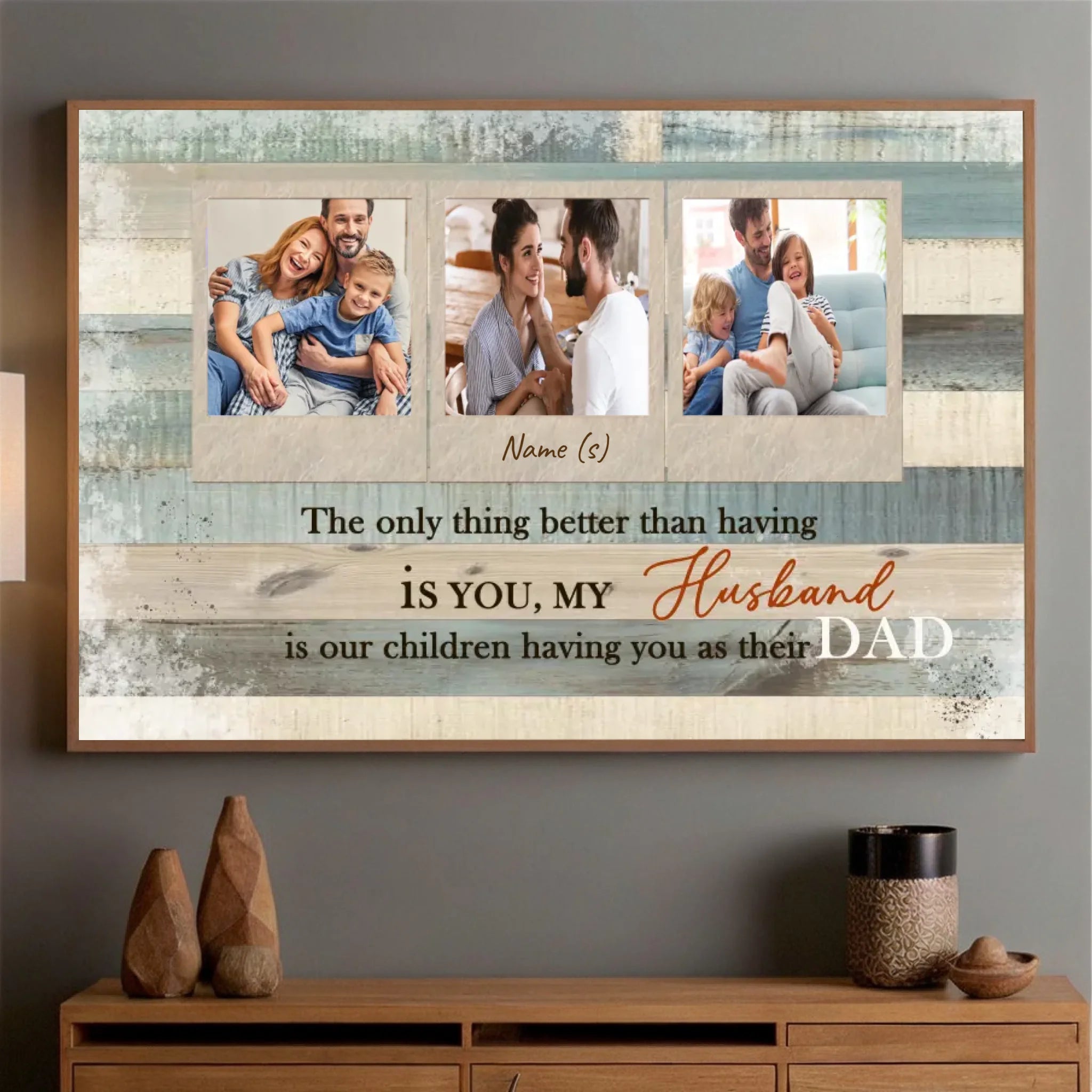 Dad and Family Poster – A Personalized Gift to Celebrate Love and Togetherness - 89Prints