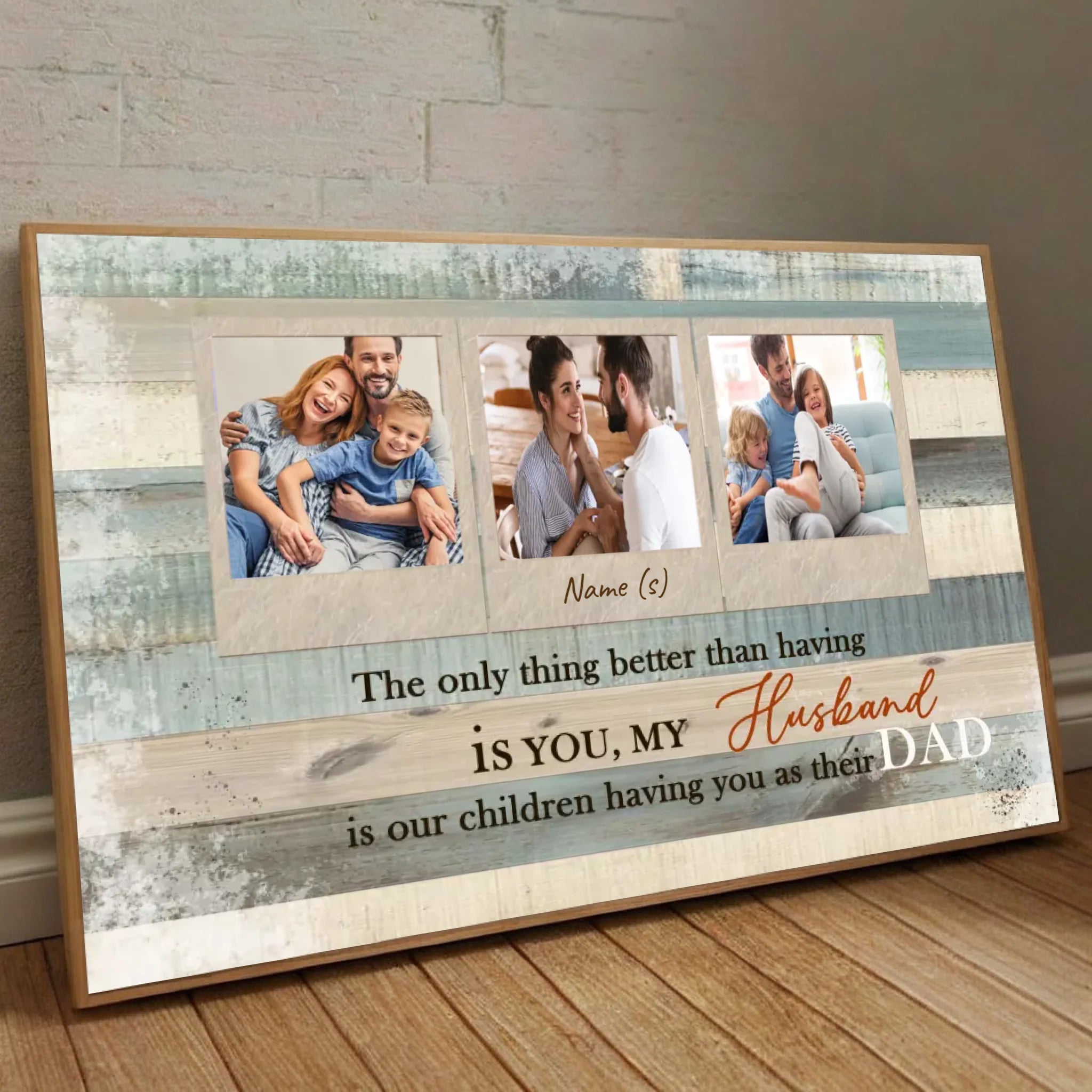 Dad and Family Poster – A Personalized Gift to Celebrate Love and Togetherness - 89Prints