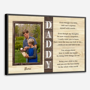 Personalized Poster – To the Best Daddy in the World - 89Prints