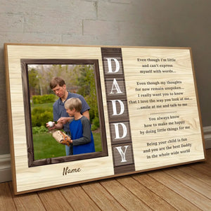 Personalized Poster – To the Best Daddy in the World - 89Prints