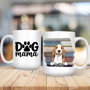 “Dog Mama” Personalized Mug – Choose Your Cute Dog’s Breed, Add Dog's Name – 89Prints