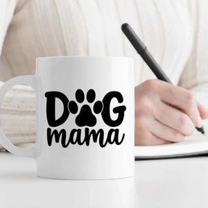 “Dog Mama” Personalized Mug – Choose Your Cute Dog’s Breed, Add Dog's Name – 89Prints