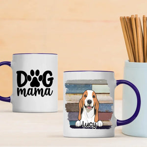 “Dog Mama” Personalized Mug – Choose Your Cute Dog’s Breed, Add Dog's Name – 89Prints