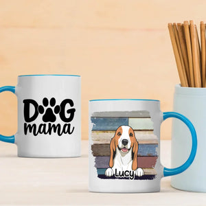 “Dog Mama” Personalized Mug – Choose Your Cute Dog’s Breed, Add Dog's Name – 89Prints