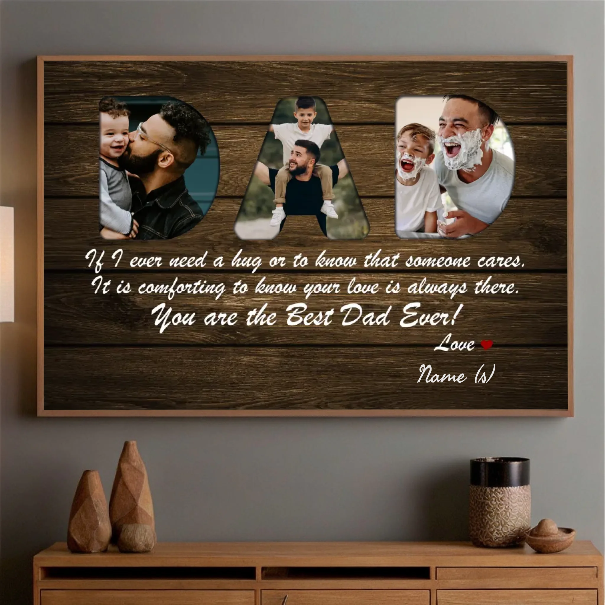 Custom Photo Poster for Dad – A Gift Full of Love and Meaning - 89Prints