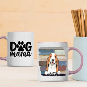 “Dog Mama” Personalized Mug – Choose Your Cute Dog’s Breed, Add Dog's Name – 89Prints