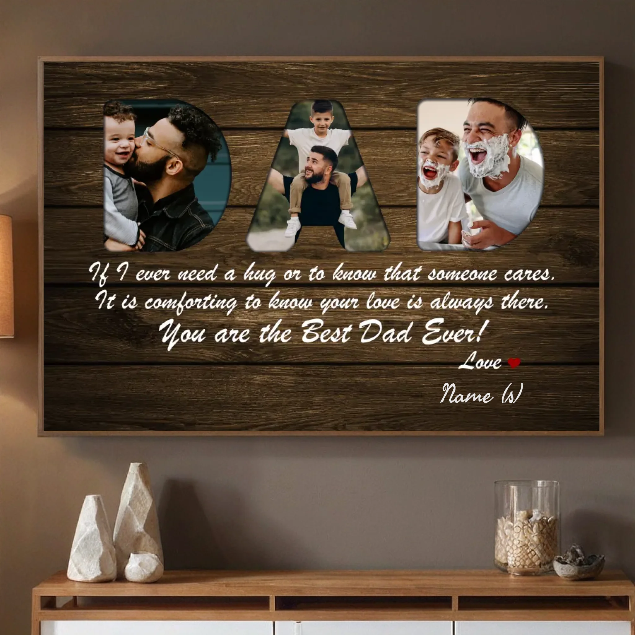 Custom Photo Poster for Dad – A Gift Full of Love and Meaning - 89Prints