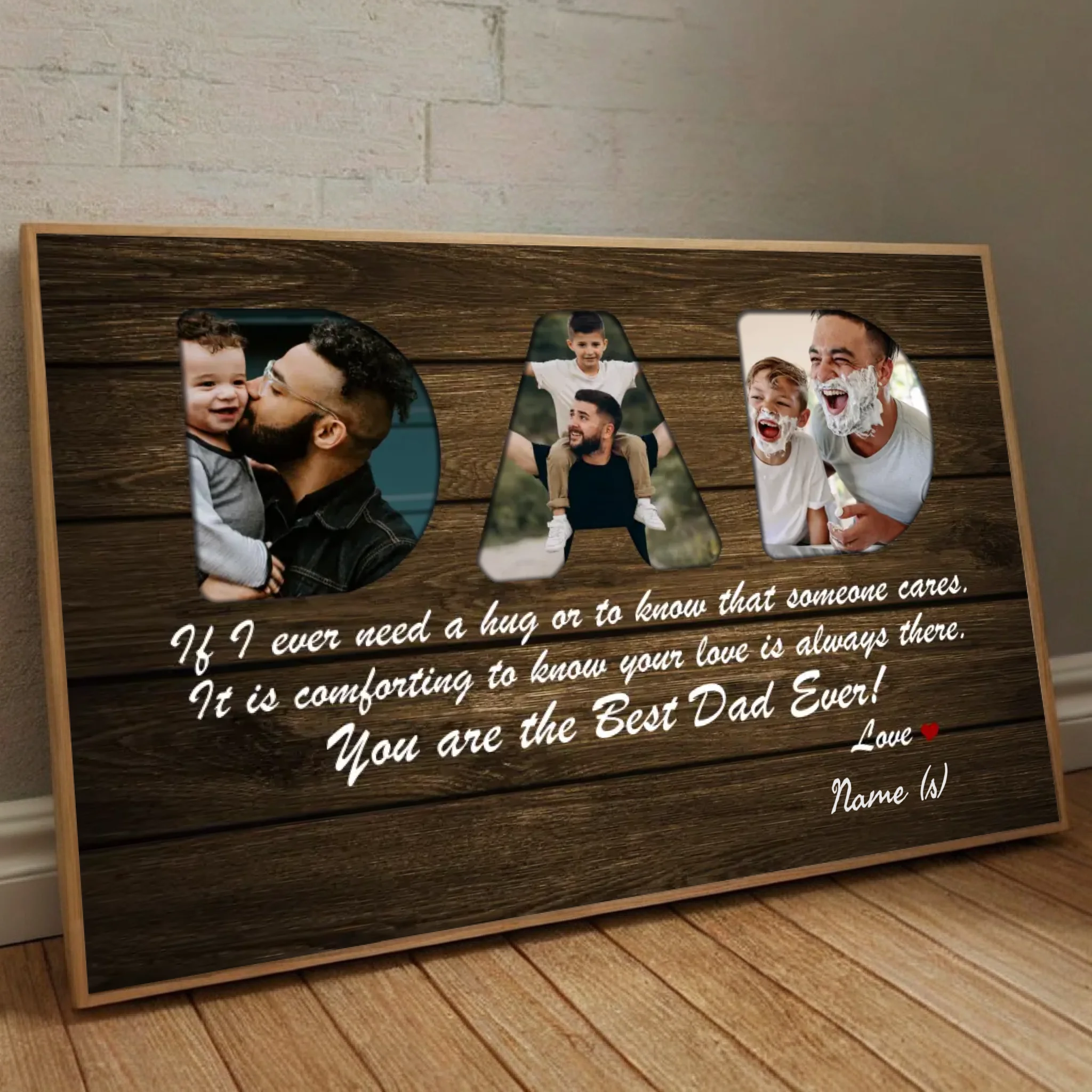 Custom Photo Poster for Dad – A Gift Full of Love and Meaning - 89Prints