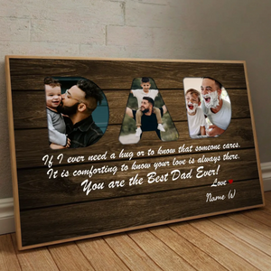 Custom Photo Poster for Dad – A Gift Full of Love and Meaning - 89Prints
