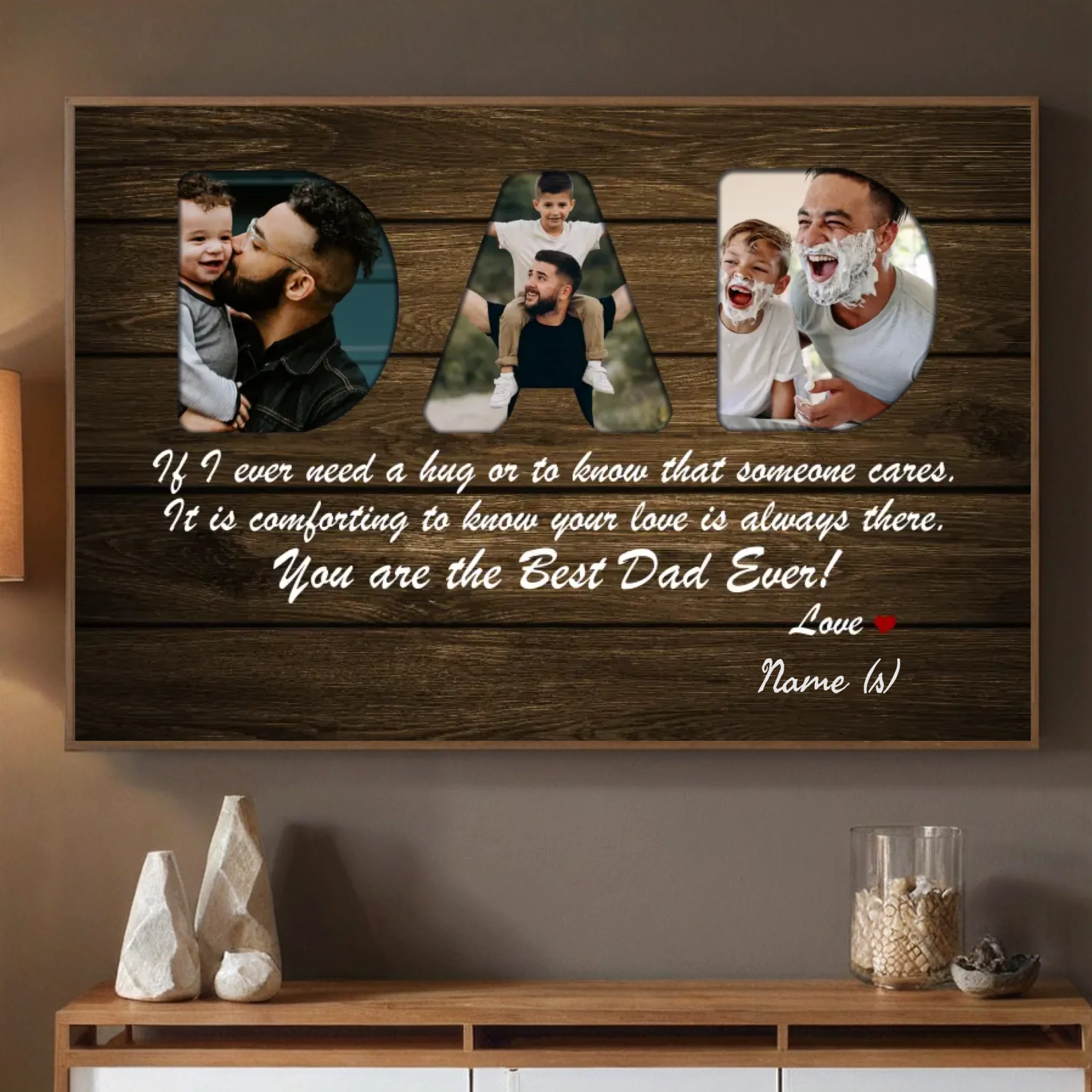 Custom Photo Poster for Dad – A Gift Full of Love and Meaning - 89Prints