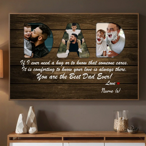 Custom Photo Poster for Dad – A Gift Full of Love and Meaning - 89Prints