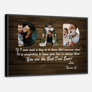 Custom Photo Poster for Dad – A Gift Full of Love and Meaning - 89Prints
