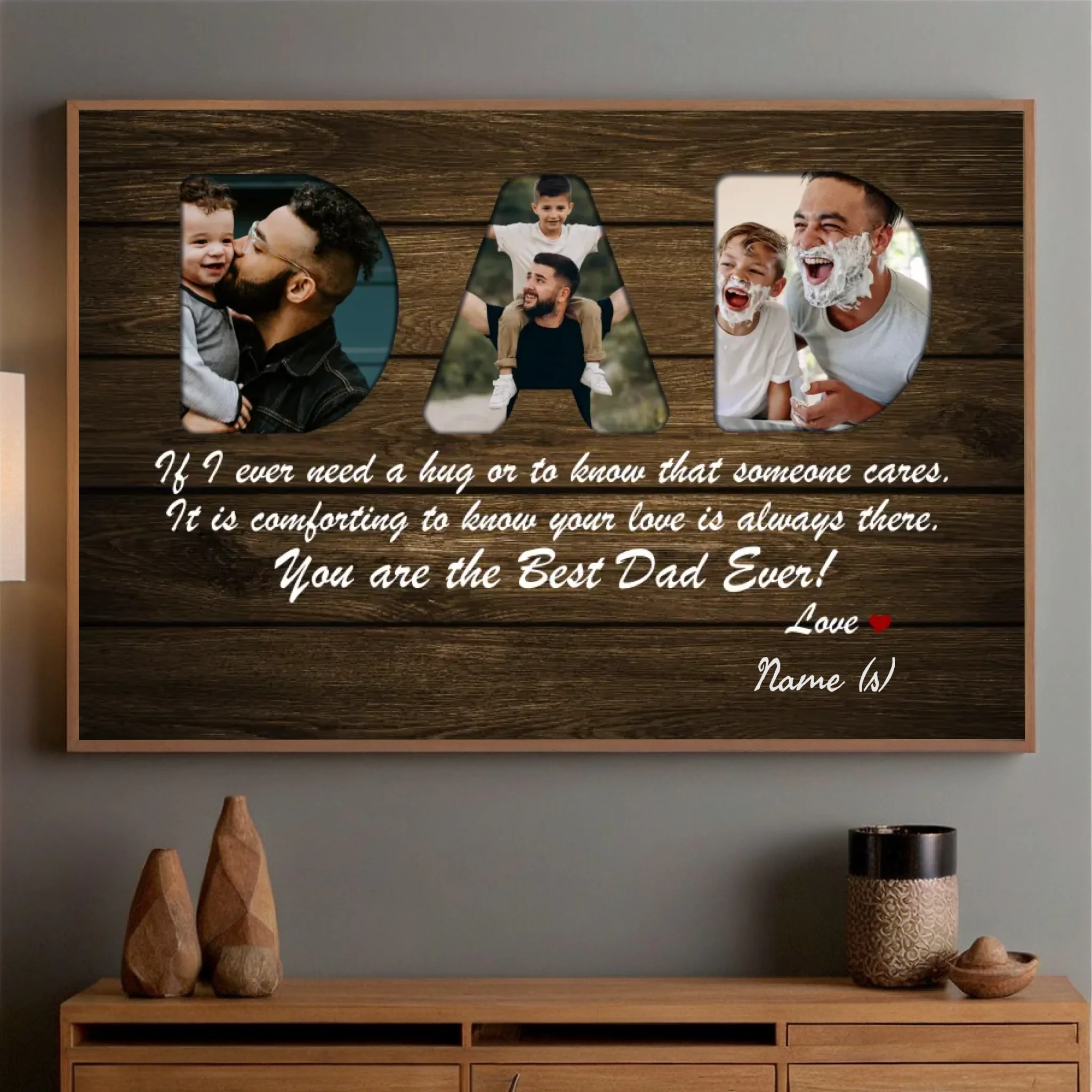 Custom Photo Poster for Dad – A Gift Full of Love and Meaning - 89Prints