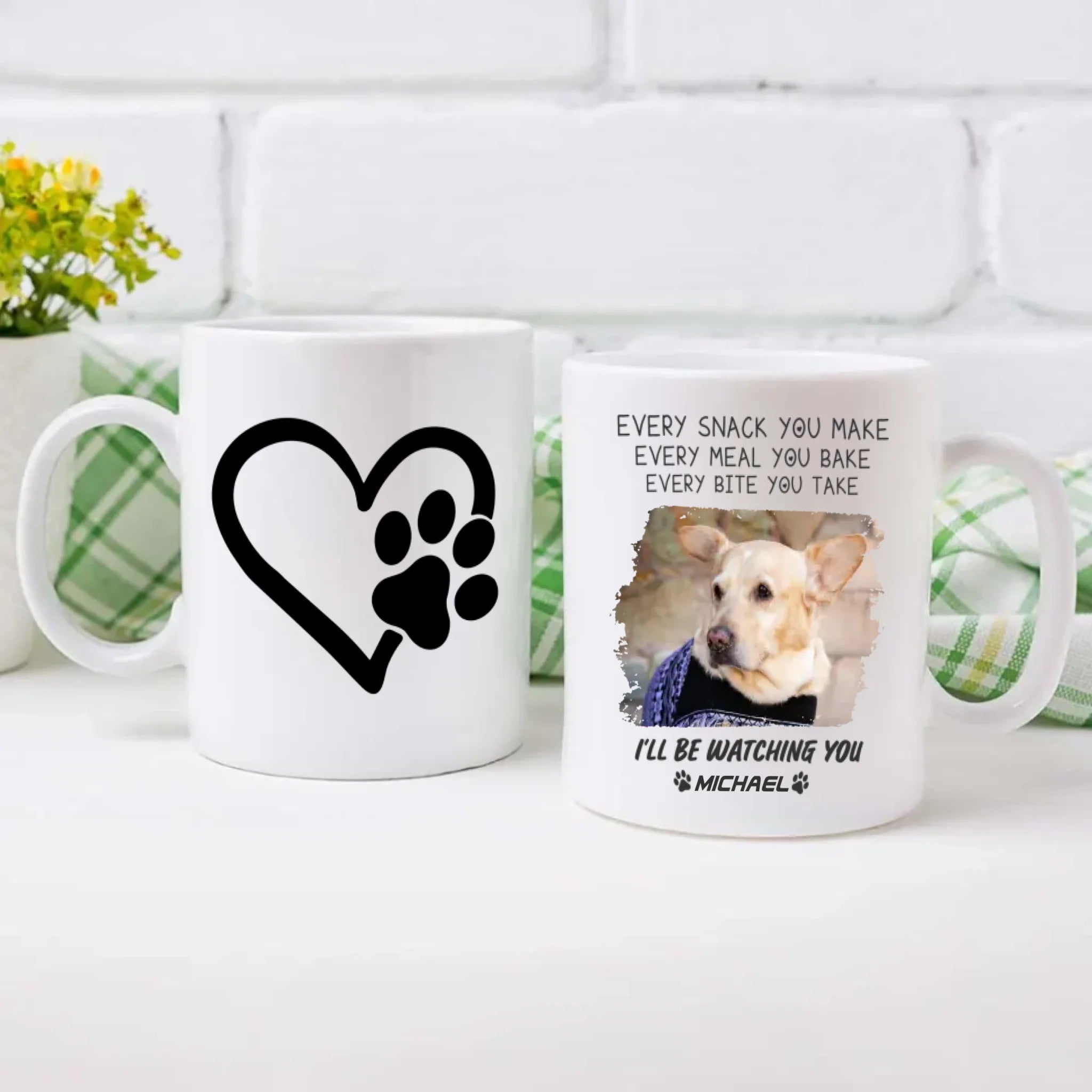 “I Will Be Watching You” Mug – Adorable Gift for Dog Lovers – 89Prints