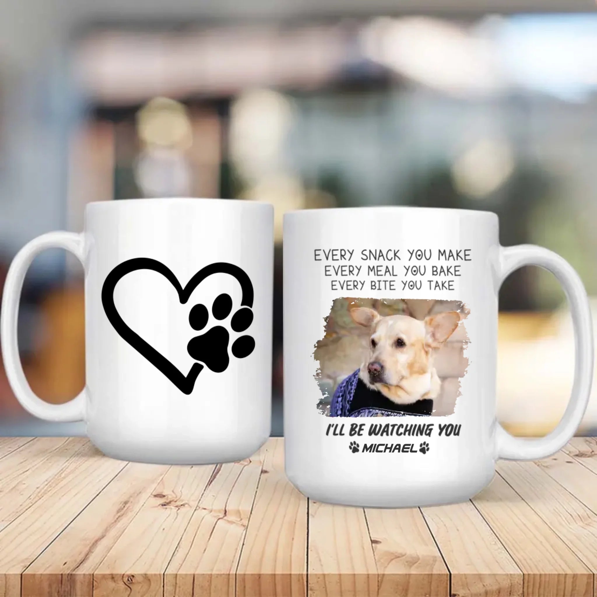 “I Will Be Watching You” Mug – Adorable Gift for Dog Lovers – 89Prints