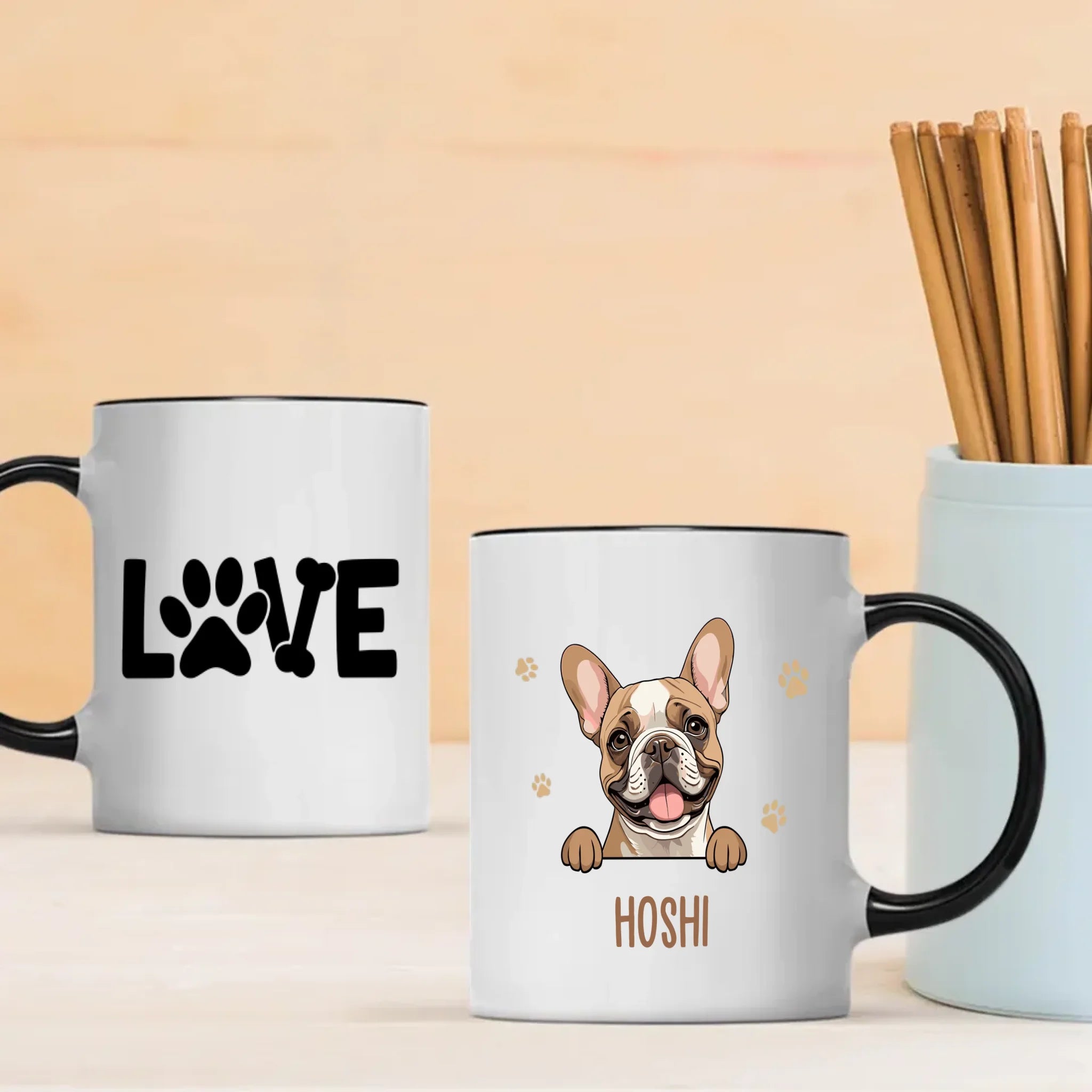 Personalized Dog Mug – Choose Your Favorite Dog Breeds & Add Names for a Heartwarming Gift – 89Prints