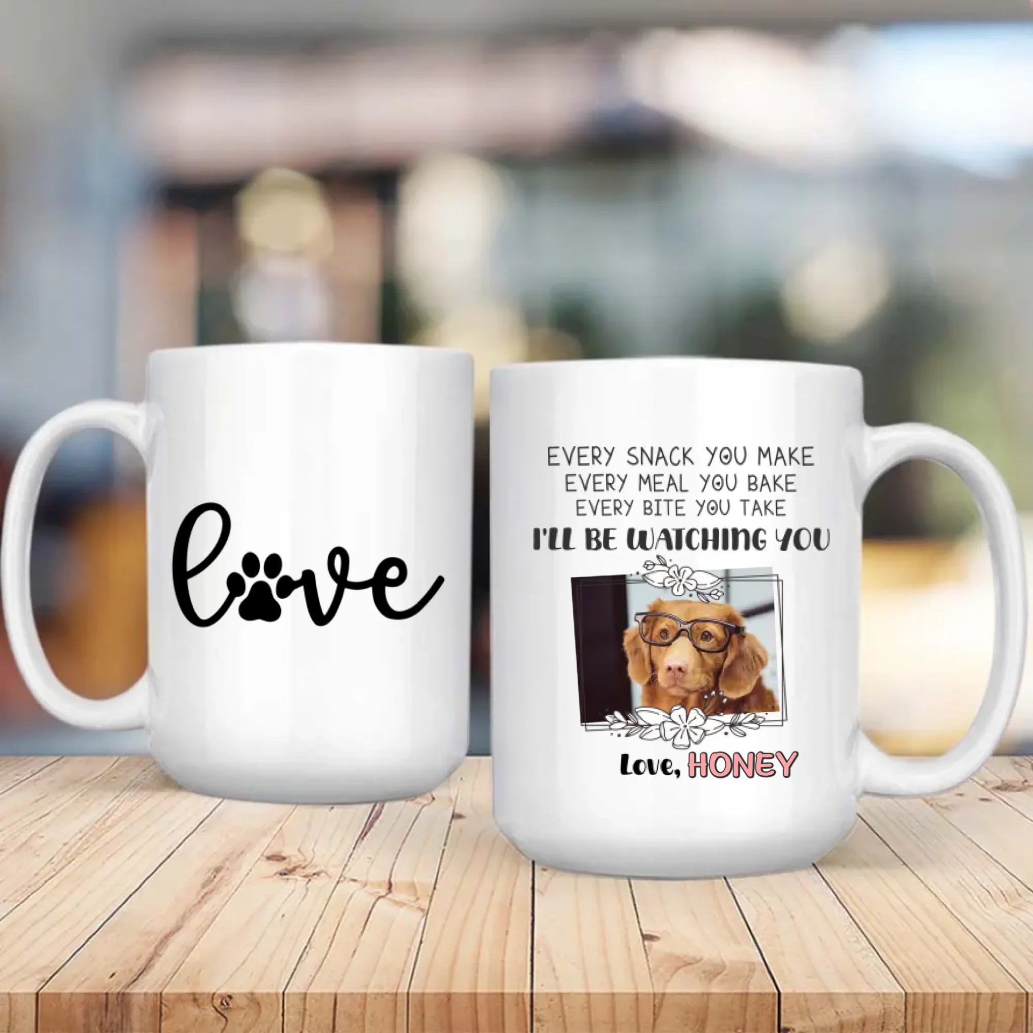 I Will Be Watching You” Mug – Heartfelt Memorial Gift for Dog Lovers – 89Prints