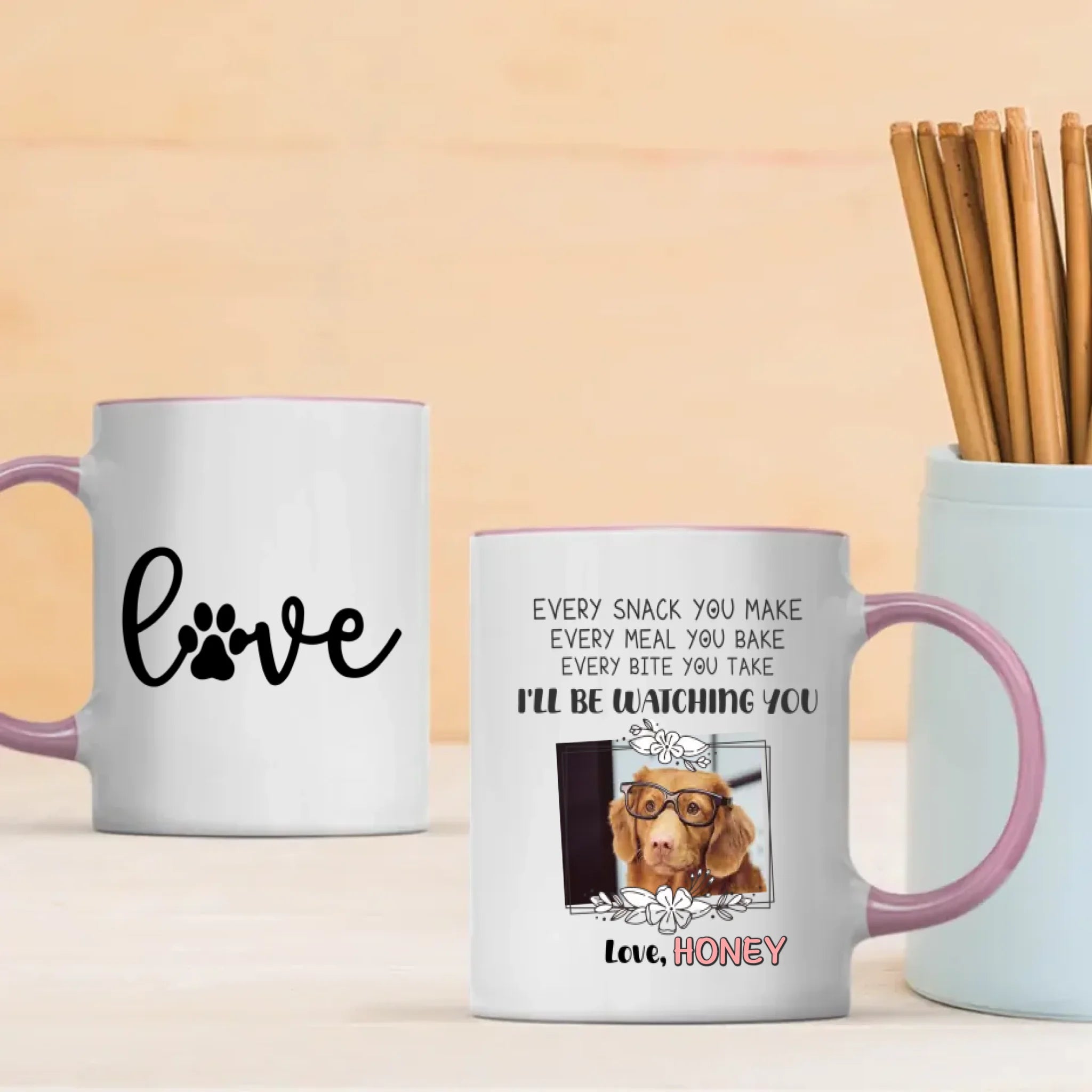 I Will Be Watching You” Mug – Heartfelt Memorial Gift for Dog Lovers – 89Prints