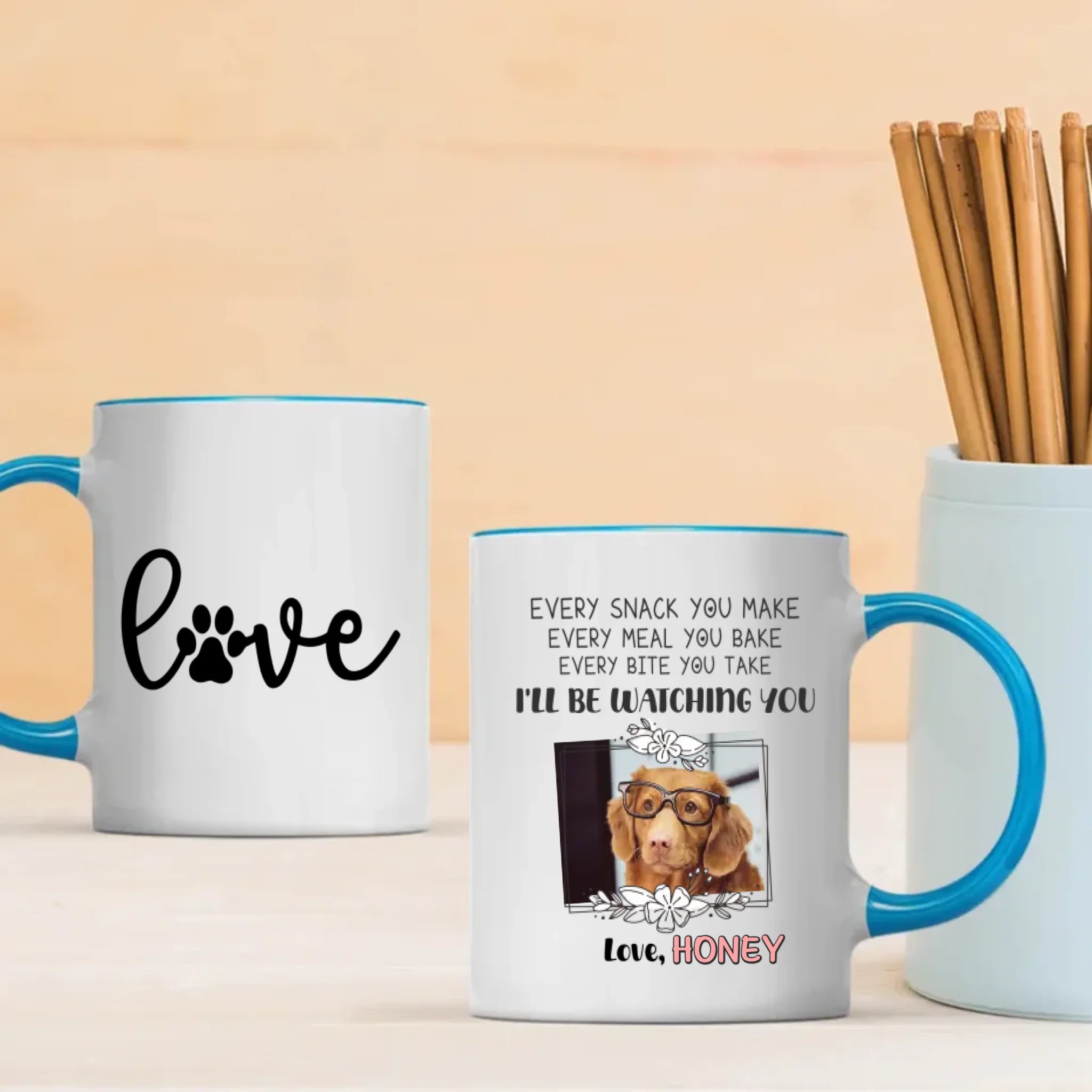 I Will Be Watching You” Mug – Heartfelt Memorial Gift for Dog Lovers – 89Prints