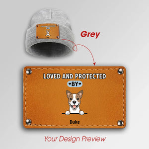 Custom Dog Lover Winter Beanie – Soft Hat for Pet Parents, Love and Protected - 89Prints