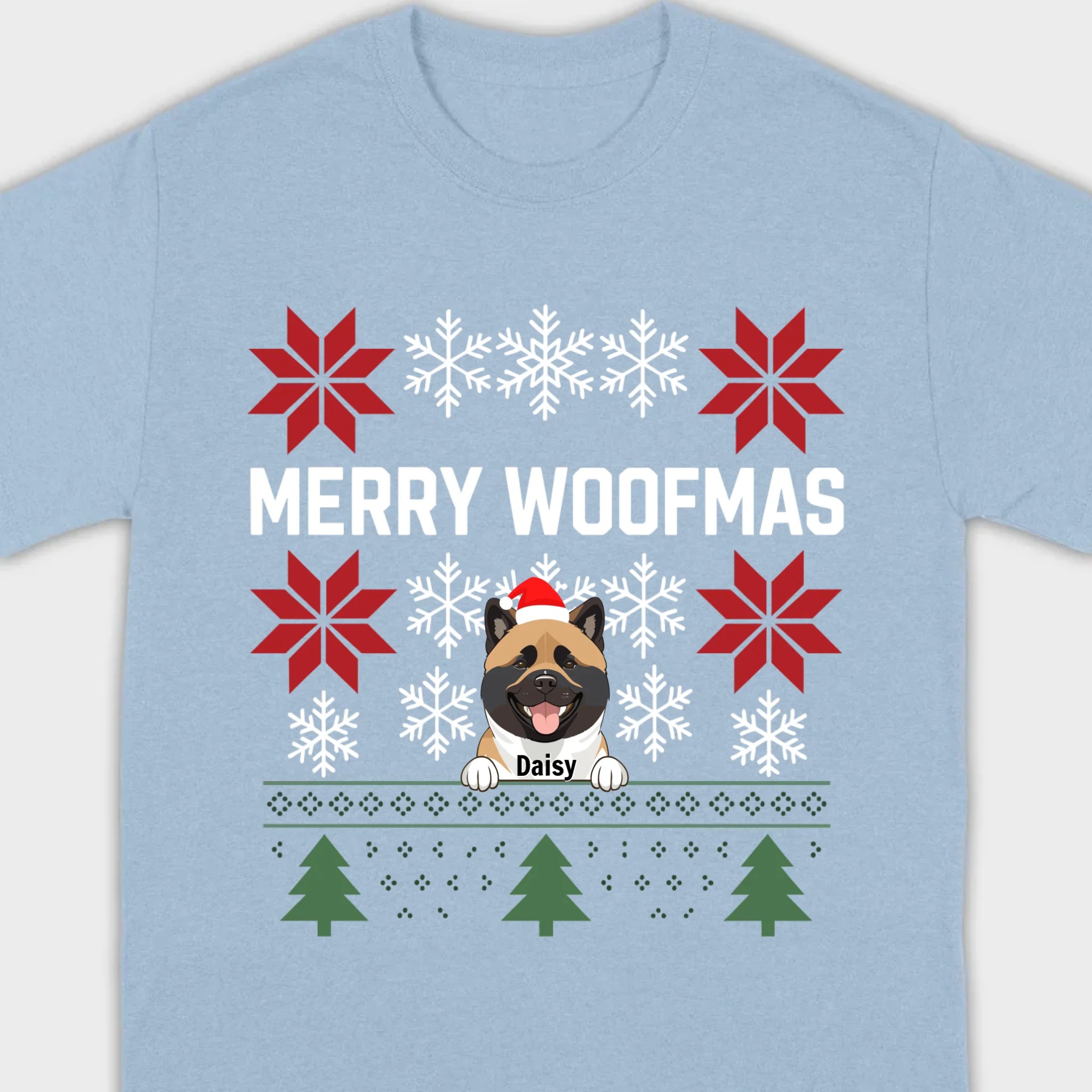 Personalized Merry Woofmas Shirt – Unique Christmas Gift for Dog Lovers - 89Prints