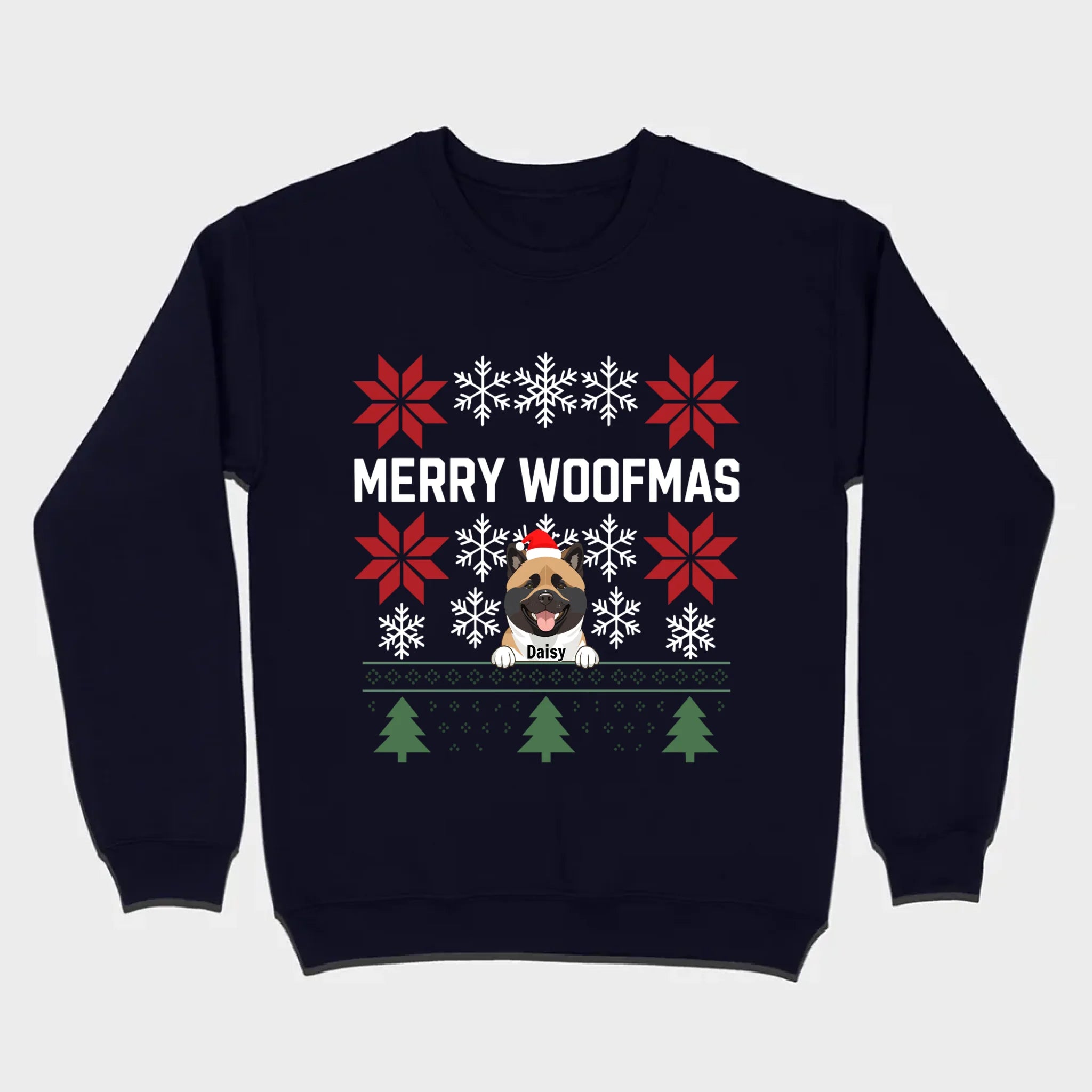 Personalized Merry Woofmas Shirt – Unique Christmas Gift for Dog Lovers - 89Prints