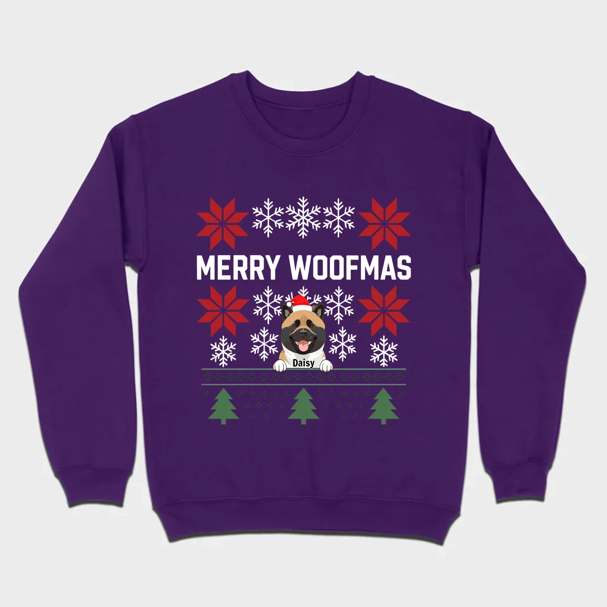 Personalized Merry Woofmas Shirt – Unique Christmas Gift for Dog Lovers - 89Prints