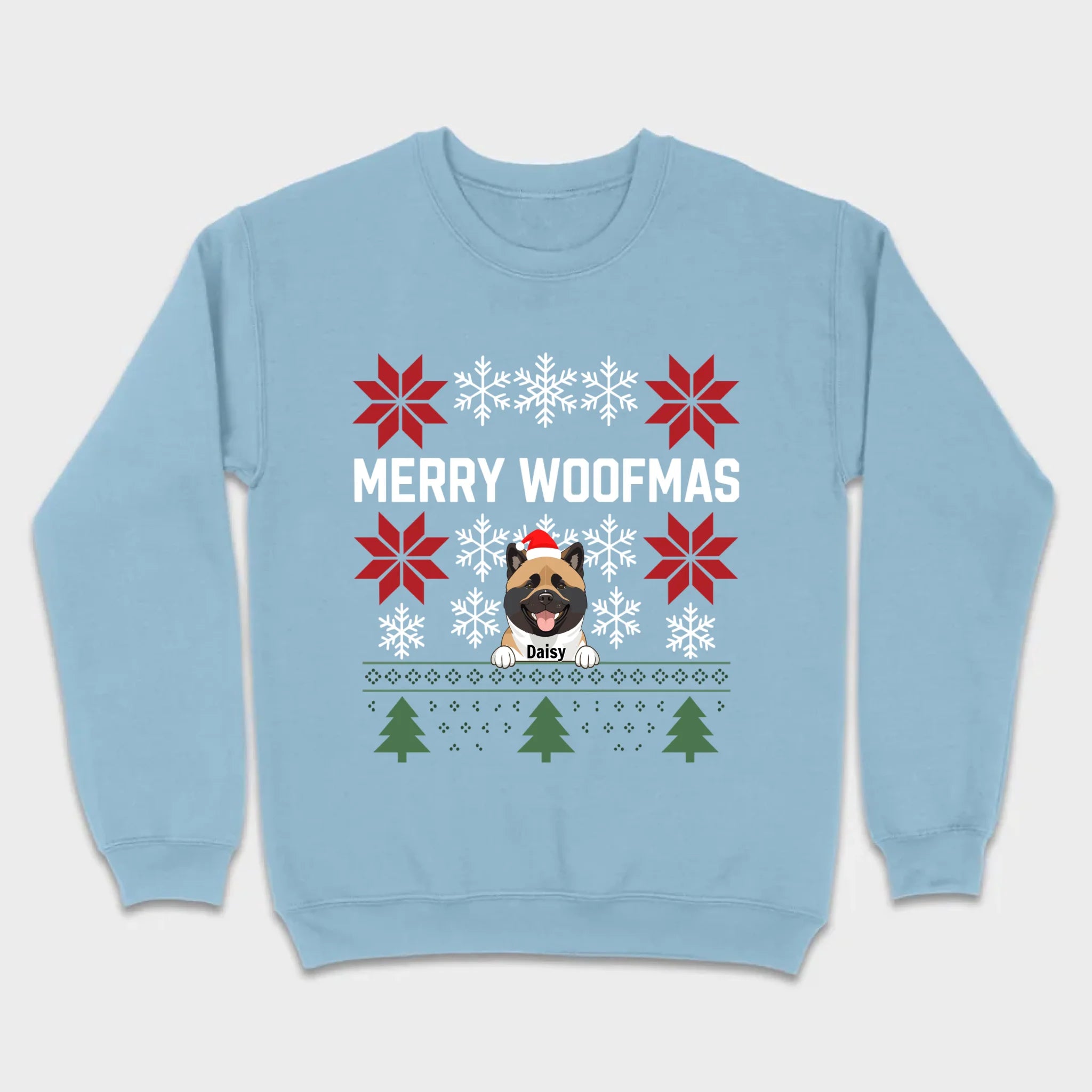 Personalized Merry Woofmas Shirt – Unique Christmas Gift for Dog Lovers - 89Prints