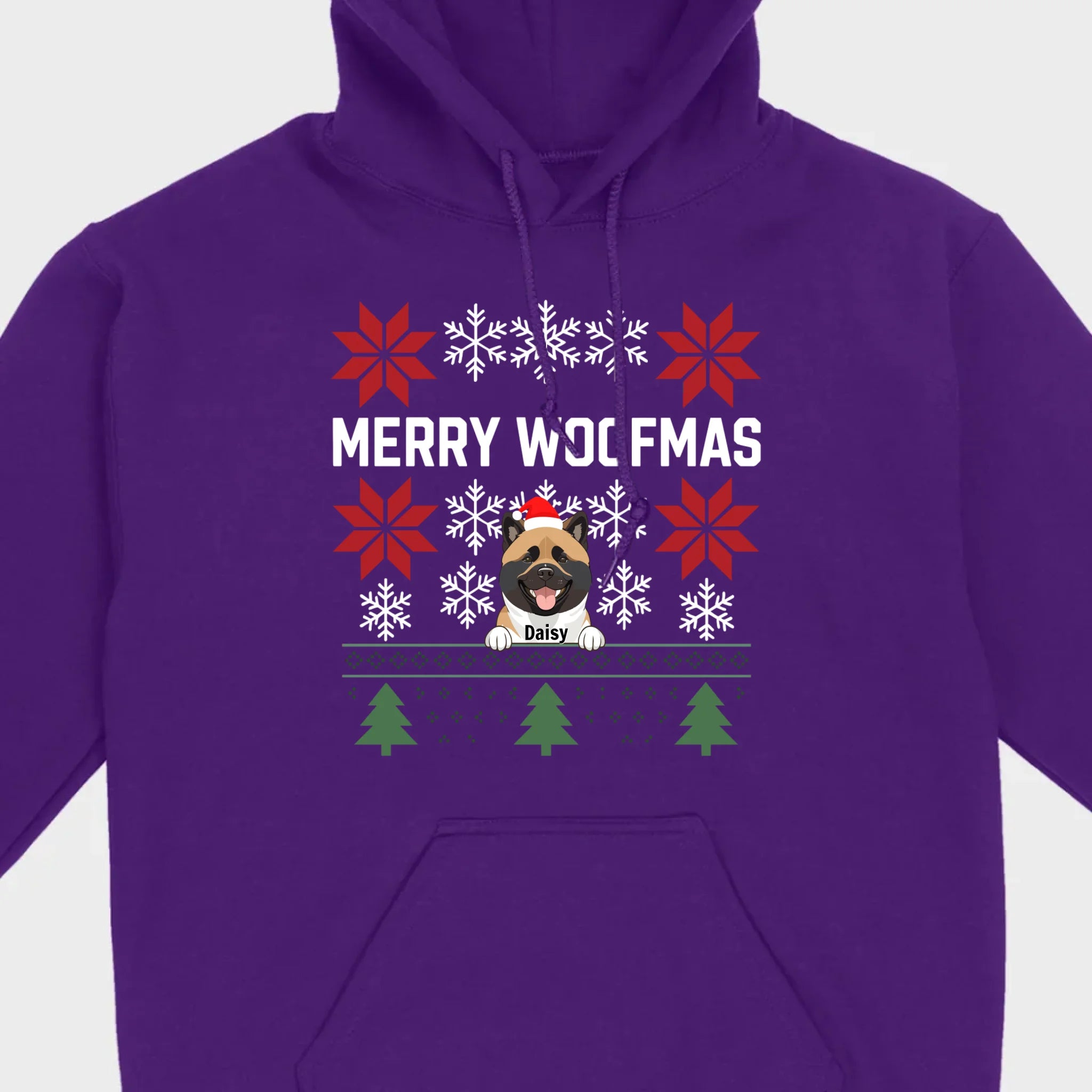 Personalized Merry Woofmas Shirt – Unique Christmas Gift for Dog Lovers - 89Prints