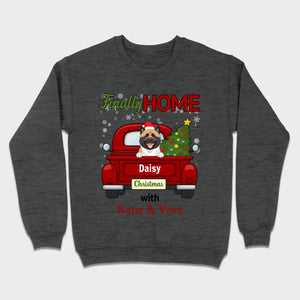 Personalized Christmas Shirt – Finally Home for Christmas Custom Holiday Tee - 89Prints
