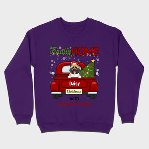 Personalized Christmas Shirt – Finally Home for Christmas Custom Holiday Tee - 89Prints
