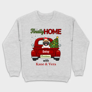 Personalized Christmas Shirt – Finally Home for Christmas Custom Holiday Tee - 89Prints