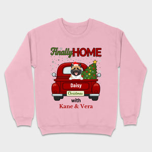 Personalized Christmas Shirt – Finally Home for Christmas Custom Holiday Tee - 89Prints