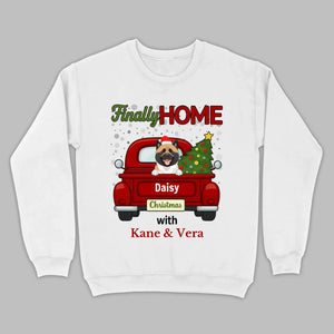 Personalized Christmas Shirt – Finally Home for Christmas Custom Holiday Tee - 89Prints