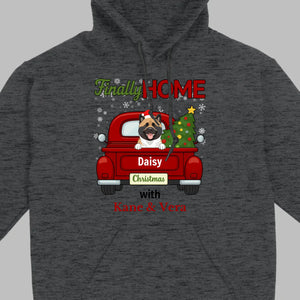 Personalized Christmas Shirt – Finally Home for Christmas Custom Holiday Tee - 89Prints