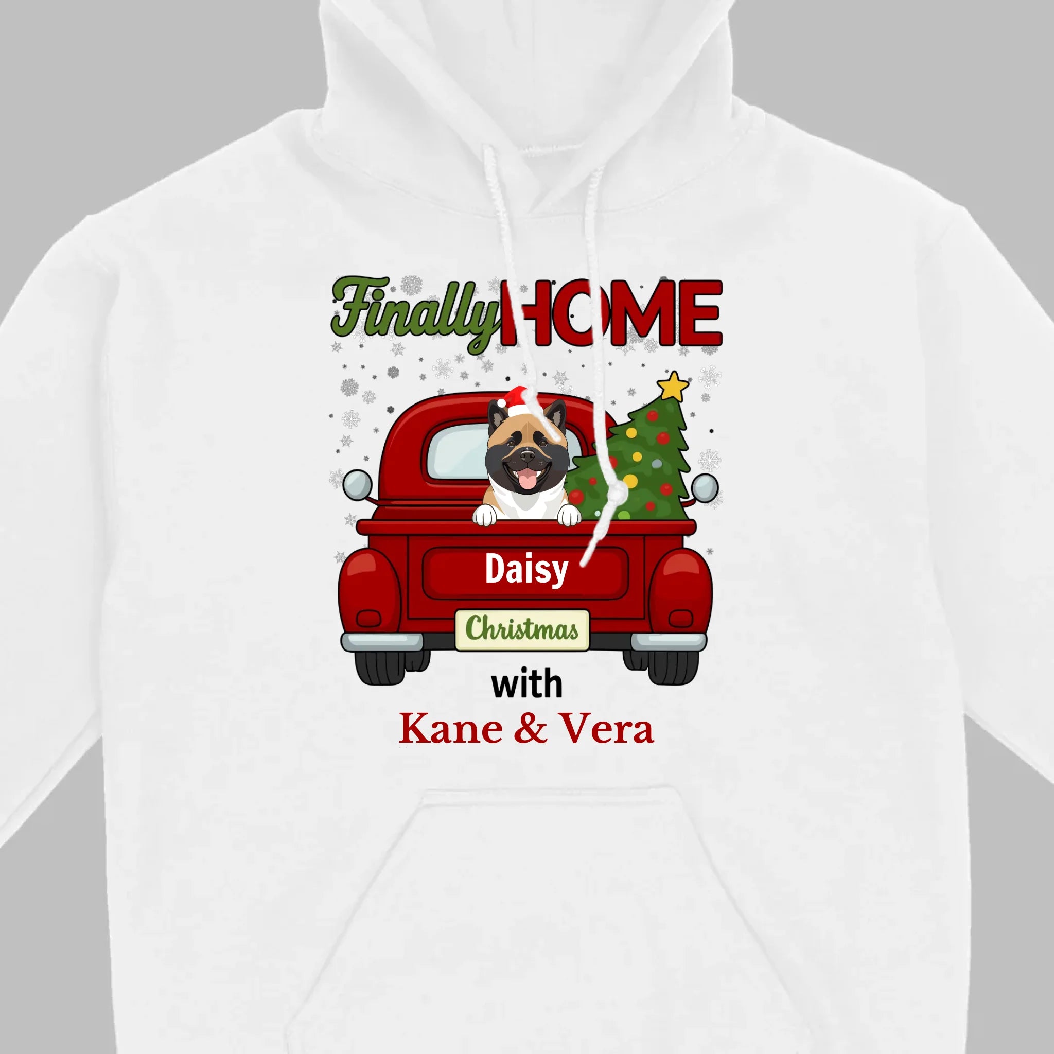 Personalized Christmas Shirt – Finally Home for Christmas Custom Holiday Tee - 89Prints