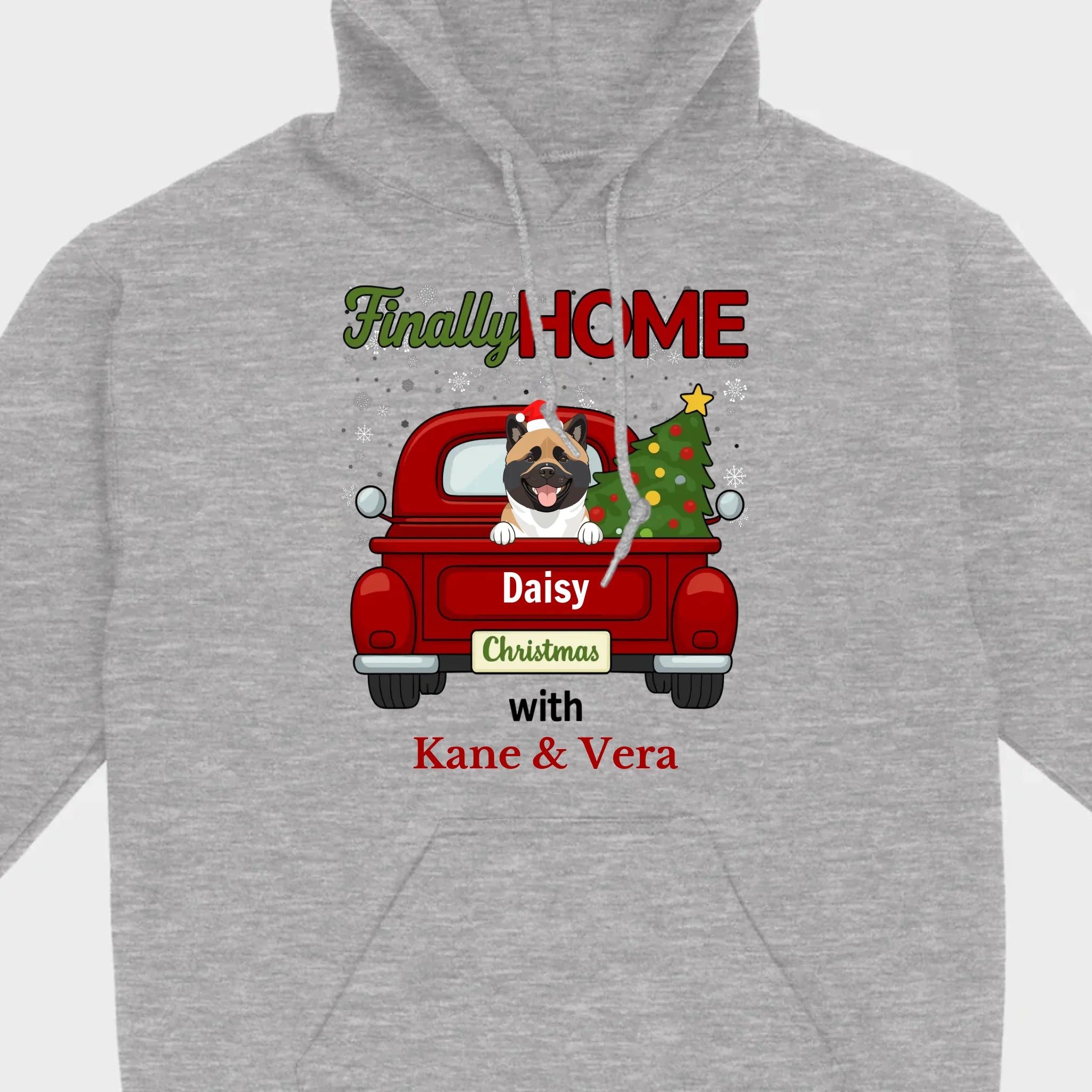 Personalized Christmas Shirt – Finally Home for Christmas Custom Holiday Tee - 89Prints