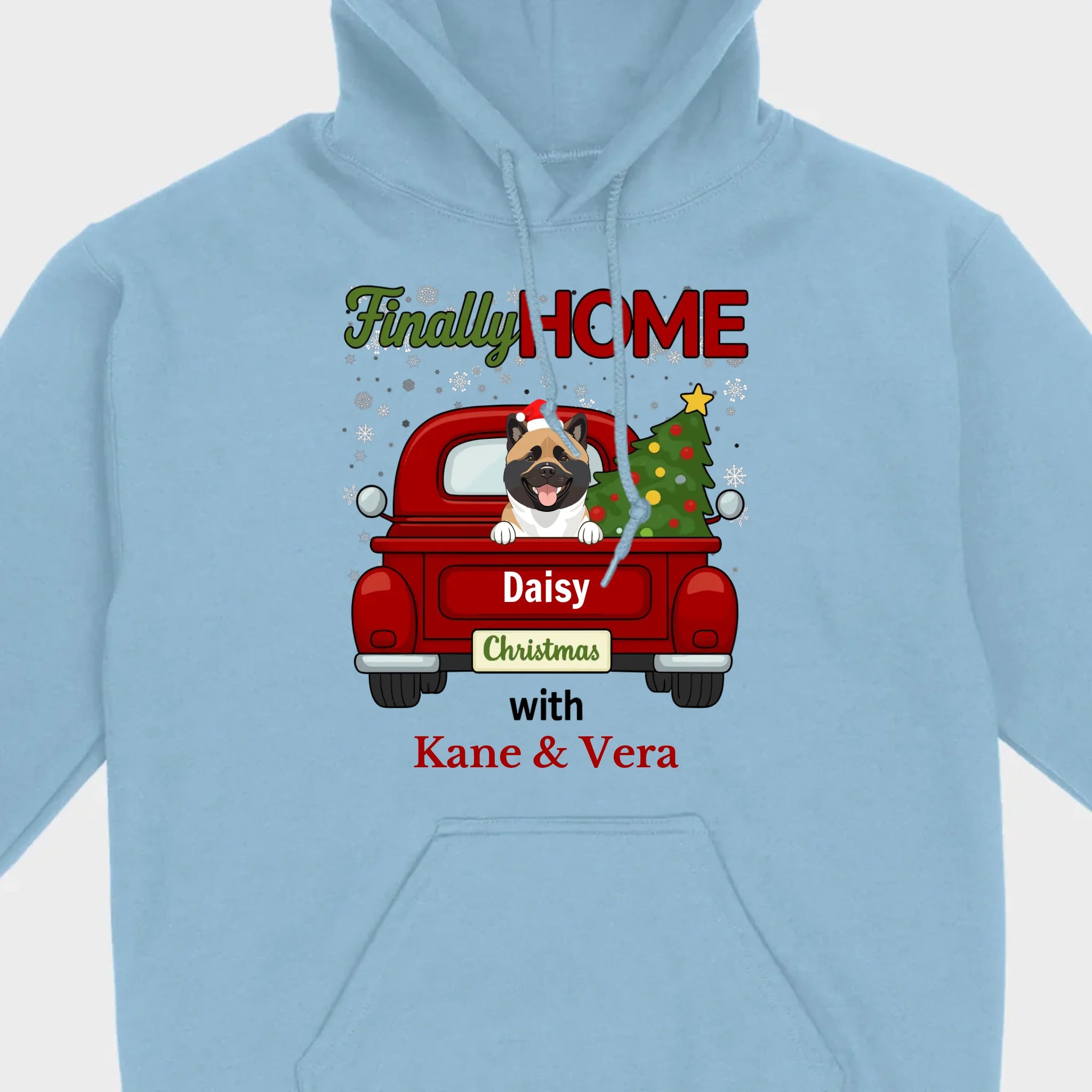 Personalized Christmas Shirt – Finally Home for Christmas Custom Holiday Tee - 89Prints
