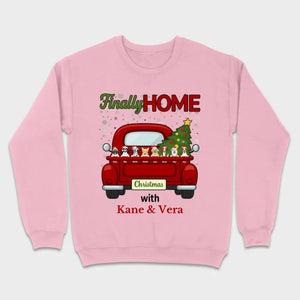 Personalized Christmas Shirt – Finally Home for Christmas Custom Holiday Tee - 89Prints