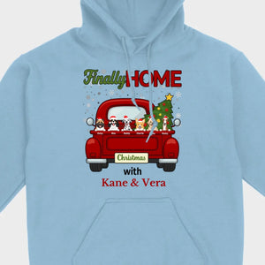 Personalized Christmas Shirt – Finally Home for Christmas Custom Holiday Tee - 89Prints
