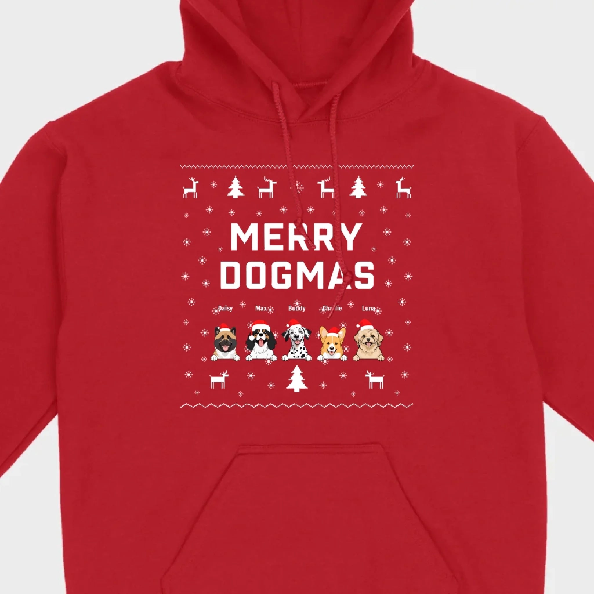 Funny Holiday Dog Shirt – Merry Dogmas Christmas Tee - 89Prints