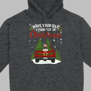 Personalized Dog Lover Christmas Tee - Have Yourself A Furry Little Christmas T-Shirt - 89Prints
