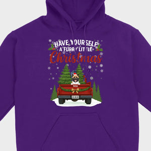 Personalized Dog Lover Christmas Tee - Have Yourself A Furry Little Christmas T-Shirt - 89Prints